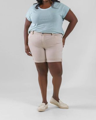 Lyss&eacute; Classic Linen Top In Tranquil Blue
