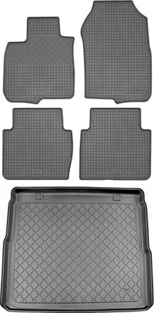 OEM Juego De Alfombrillas De Goma Para Coche Y Maletero Para Honda Cr-v Rw V / Cr-v Rw V Hybrid Suv (5 Puertas) Desde Octubre De 2018