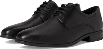 Calvin Klein Dearl Mens Lace Up Wing Tip Shoes Black Leather : 10.5 M