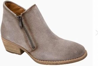 Eric Michael Womens Dallas Ankle Boots In Light Grey