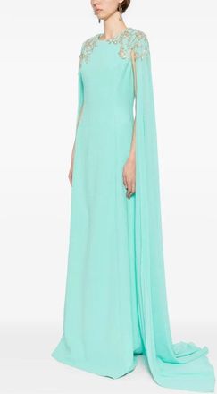 Saiid Kobeisy Embellished Crepe Kaftan
