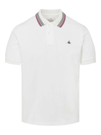 Vivienne Westwood Orb-detail polo shirt - White