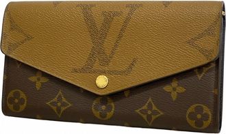 Louis Vuitton Brown Long Wallet (Bi-Fold) (Pre-Owned)