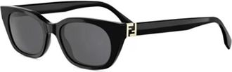 Fendi Sunglasses, unisex, Black, Size: 51 MM Forever Cat Eye Sunglasses
