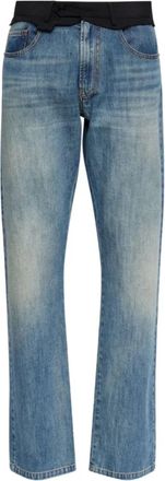 Maison Margiela Blue Reconstructed Waist Denim Jeans