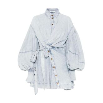 Zimmermann Mujer, Vestidos, Azul, Talla: S