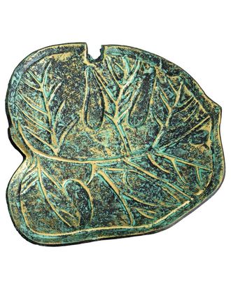 Nearly Natural 10in Leaf Shaped Decorative Accent Tray