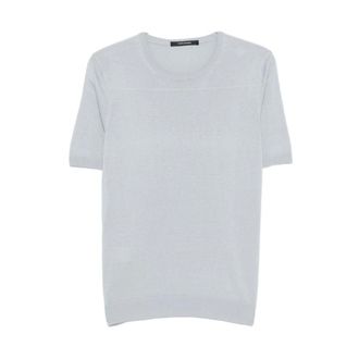 Tagliatore Heren, Tops, Blauw, Maat: 3XL Zijde