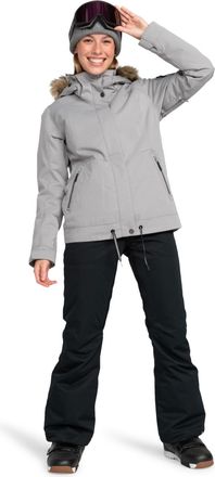 Roxy Snowboardjacke ROXY Meade, Damen, Gr. XL, grau (erdgrau), Obermaterial:100% Microfaser;, Jacken Snowboardjacke