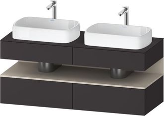 Duravit Qatego Consola Mueble Bajo Lavabo, 2 Extensiones, 2 - Duravit