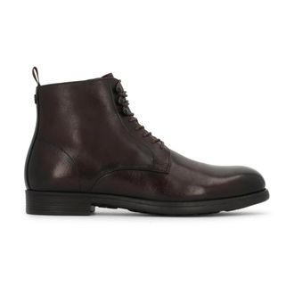 Kazar Botas Kazar de cuero planas con cordones en el tobillo - Shoes - Hombre - Marr&oacute;n - 43 EU