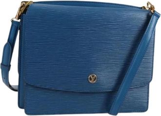 Louis Vuitton Pre-owned Cross Body Bags, female, Blue, Size: ONE SIZE Pre-owned Cross Body Bag