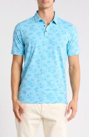 Travis Mathew Port Day Short Sleeve Polo in Air Blue at Nordstrom Rack, Size Xx-Large