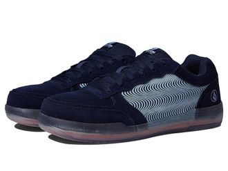Volcom Hybrid EH Comp Toe Mens Shoes Navy/Celestial Blue : 10.5 M, Suede/Synthetic