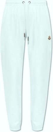Moncler Broeken, Dames, Blauw, M, Pantalone