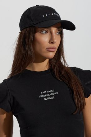 VETEMENTS Baseball Cap, Unisex, Black