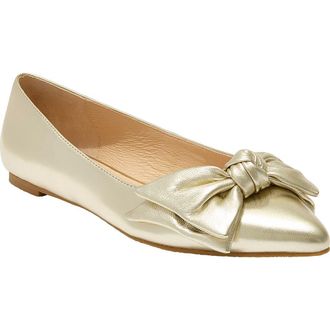 Jack Rogers Debra Ballet Flat in Platinum at Nordstrom Rack, Size 7.5