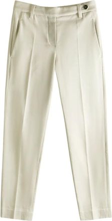Brunello Cucinelli Dames, Broeken, Beige, Maat: L Katoen