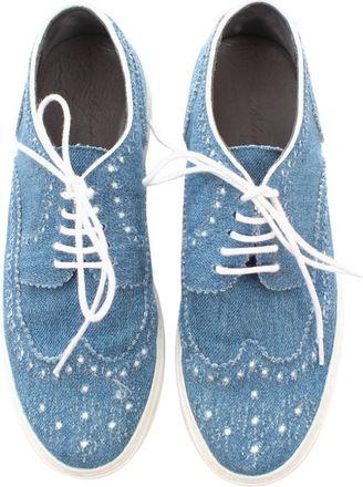 Robert Clergerie Roberto Clergerie Denim Brogue Sneakers Size 36.5
