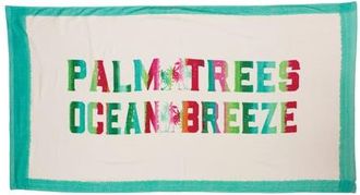Beachcombers Palm Trees Ocean Breeze Towel in Blue at Nordstrom