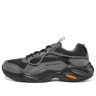 Skechers Dlites Black Gray 237430-CCBK