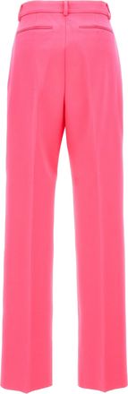 Sportmax Womens Fuchsia Virgin Wool Casual Pants