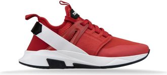 Tom Ford Schoenen, Heren, Rood, 43 EU, Leer, Lace-up Sneakers