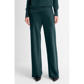 Vince Colette High Waist Fluid Satin Bias Pants in Juniper at Nordstrom Rack, Size X-Large