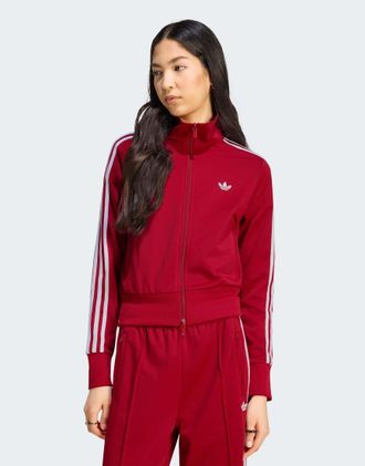 adidas Originals Firebird Classic - Top sportivo rosso e bianco