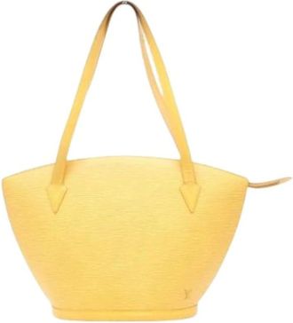 Louis Vuitton Pre-owned Shoulder Bags, female, Yellow, Size: ONE SIZE Pre-owned Saint Jacques Handbag