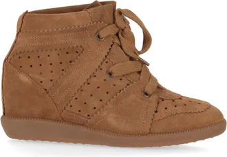 Isabel Marant Brown Lace Up Sneakers
