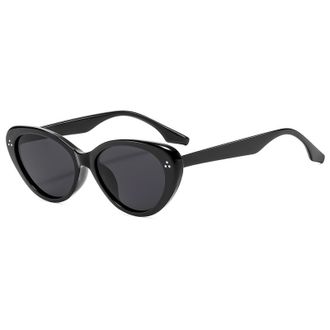Generic Men Vacation Outdoor Sunglasses Sports Women Commuter Sun Glasses(Black)