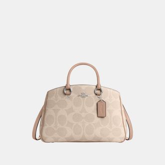 Coach Womens Savannah Carryall in Maxi Signature Canvas - Beige - One Size