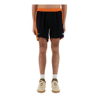 Wales Bonner Casual Shorts, male, Black, Size: L Home Jersey Shorts