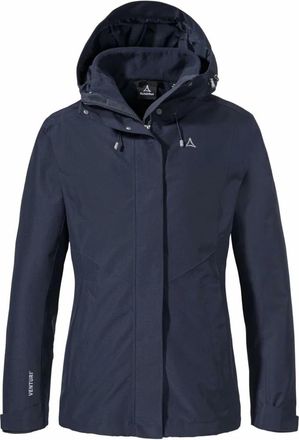 Sch&ouml;ffel Lichtgewicht jas - Dames - Jassen - Blauw - Maat: 2XL