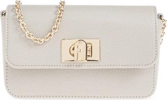 Furla 1927 Mini Bag - Dames - Schoudertassen - Grijs - ONE Size - Leer - Tassen