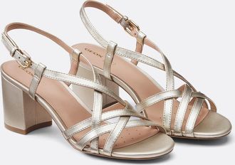 Geox Sandalen met hak, leer, Virnilisa 65