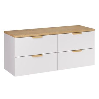 Petits Meubles Oria 120cm tocador mate paneles laminados blanco