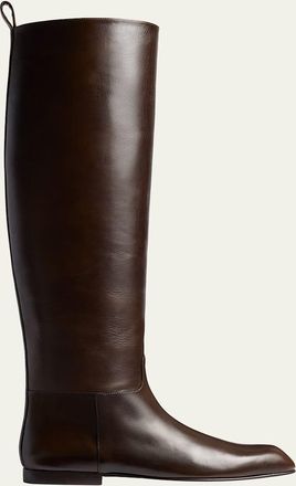 Khaite Colt Leather Knee-High Boots