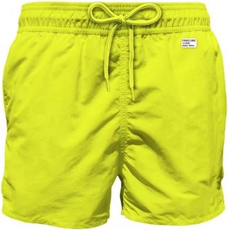 MC2 Saint Barth Zeekleding Verlichte Broeken - Heren - Strandmode - Geel - S - Badmode