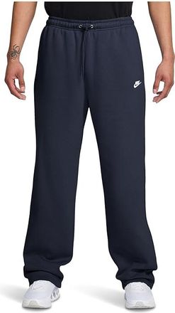 Nike Sportswear Club Fleece Bungee Pants Mens Workout Obsidian/Obsidian/White : 2XL, Cotton/Polyester