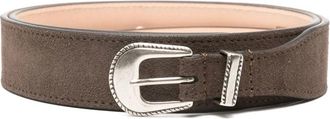 Paura Eduardo Belt With Studs - Heren - Riemen - Bruin - L - Leer - Accessoires