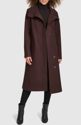 Kenneth Cole Walking Coat in Chocolate at Nordstrom Rack, Size X-Small