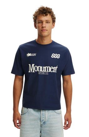 Cotton On Mens Cropped Fit Graphic T-Shirt in Indigo Monument at Nordstrom, Size Xx-Large