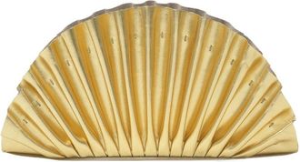 Cult Gaia Nala Mini Clutch Cult Gaia Gold Leather