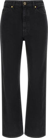 Khaite Abigail Jeans - Dames - Regular Fit Jeans - Zwart - W28 - Katoen - Jeans