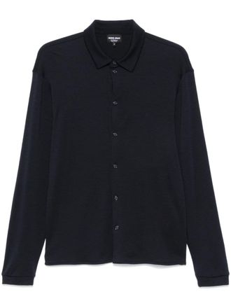 Giorgio Armani cashmere shirt - Blue