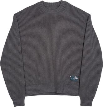 Soulland Evan Jumper - Heren - Ronde hals truien - Grijs - L/Xl - Katoen - Truien & Vesten