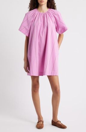 FRNCH Doris Cotton A-Line Dress in Violine at Nordstrom, Size X-Small