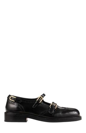 Sandro Multi-Buckle Mary Jane loafers in Black at Nordstrom, Size 40